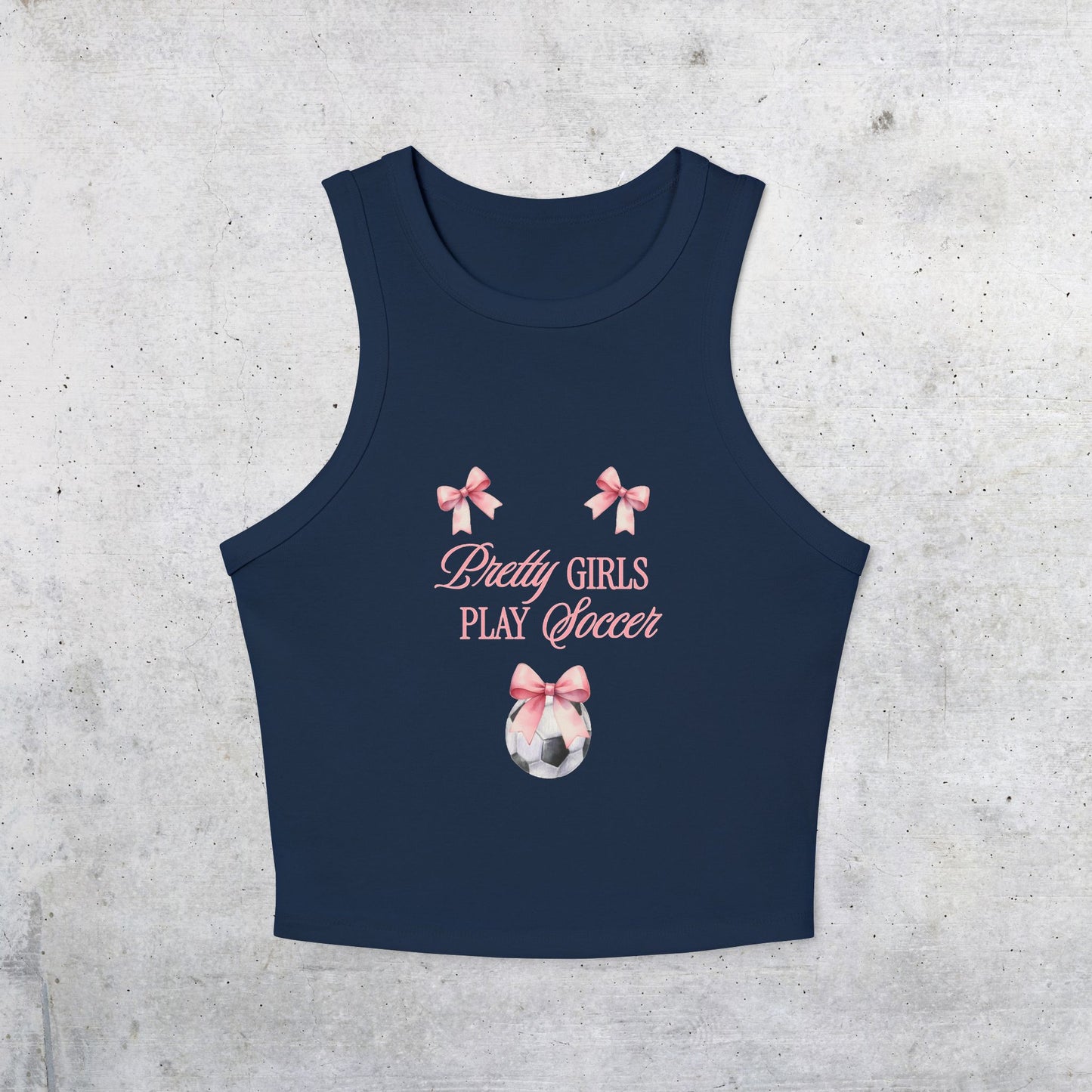 Pretty Girls Play Soccer Tank Top