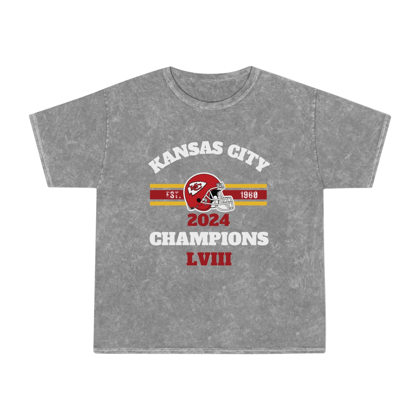 Super Bowl Chiefs Champions LVIII Mineral Wash T-Shirt