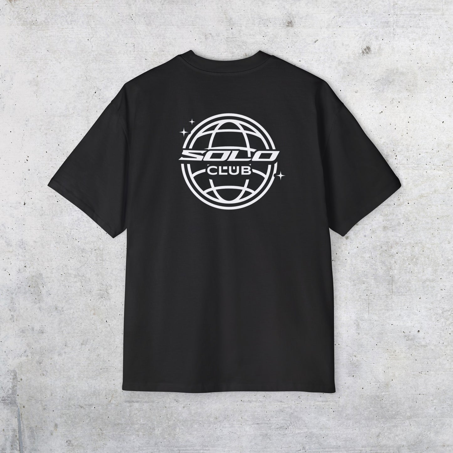 Black Solo Club Streetwear Graphic tee