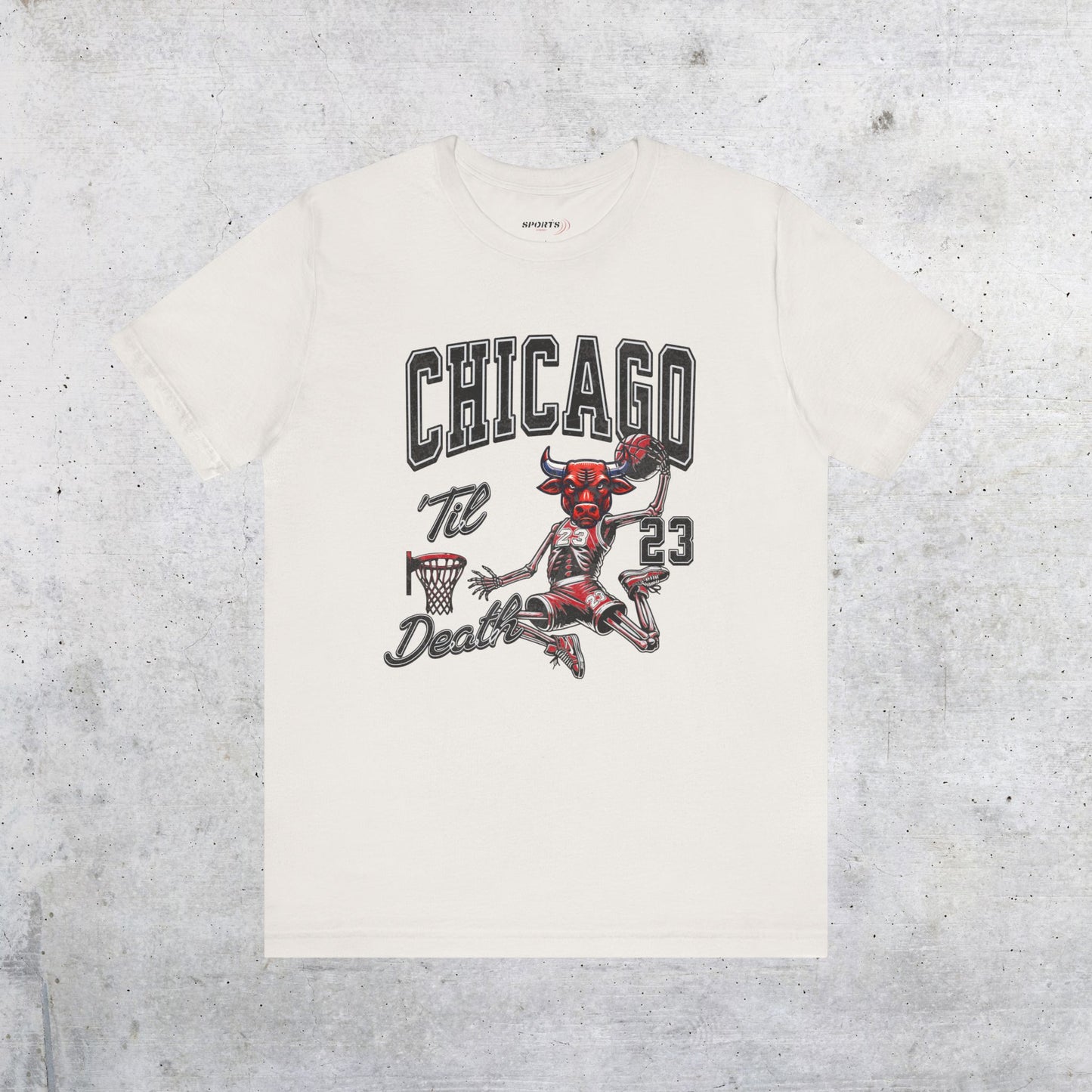 Chicago Till Death Skull Tee