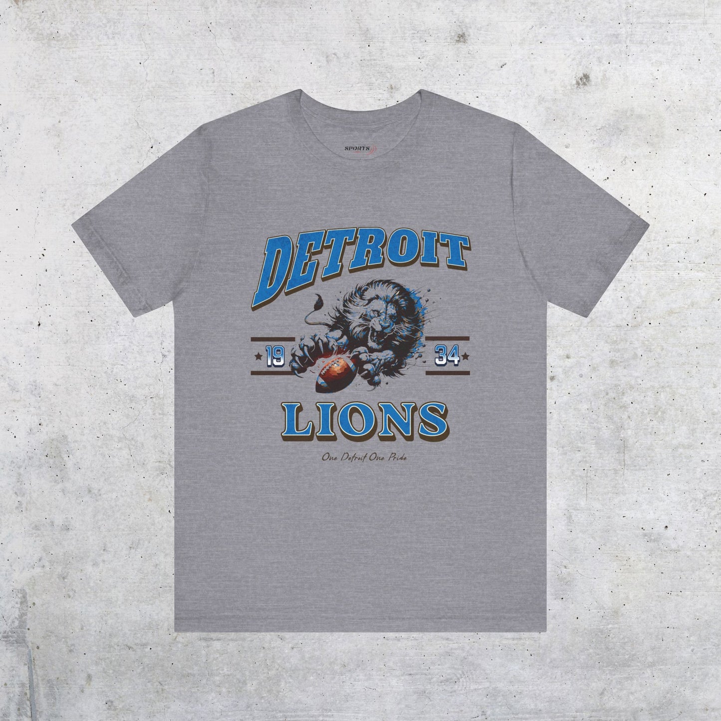 Detroit Lions Vintage Football T-Shirt