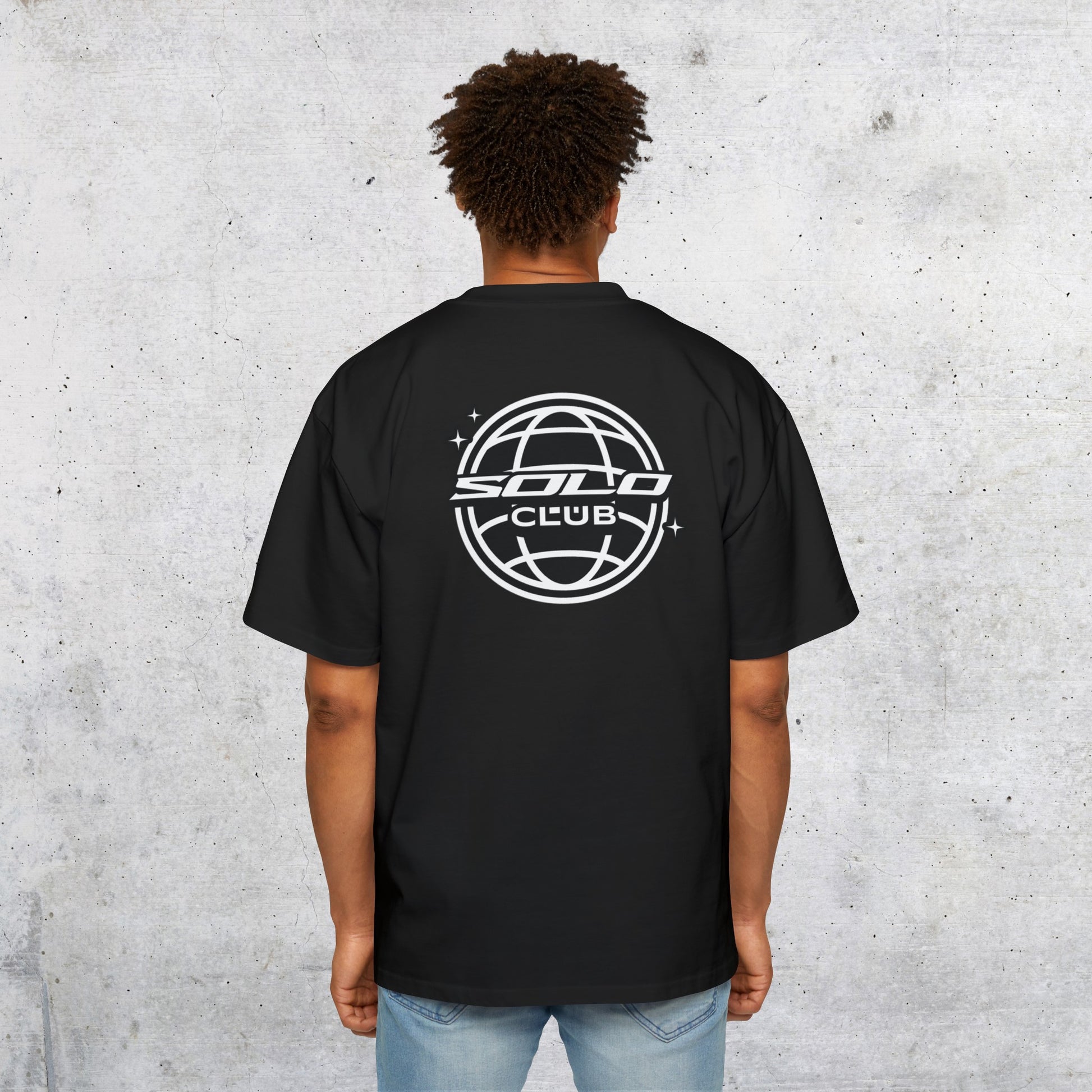 Black Solo Club Streetwear Graphic tee 