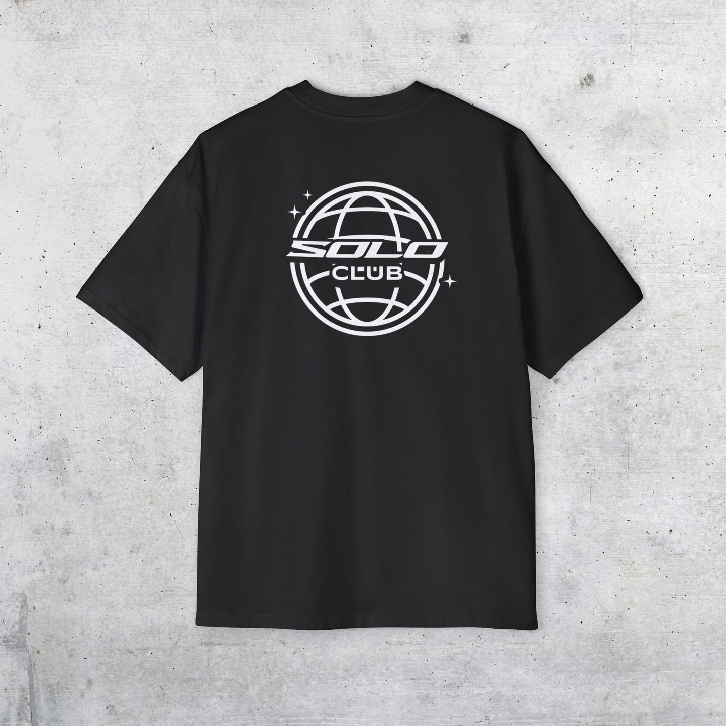 Black Solo Club Streetwear Graphic tee 