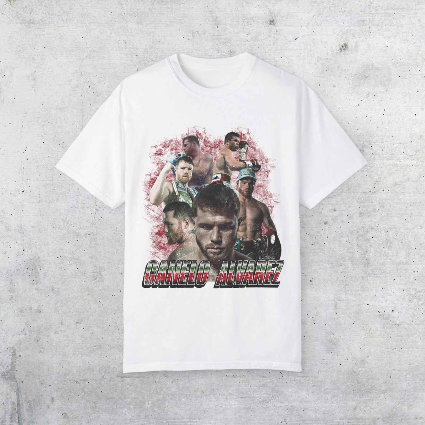 Canelo Alvarez White Graphic Tee