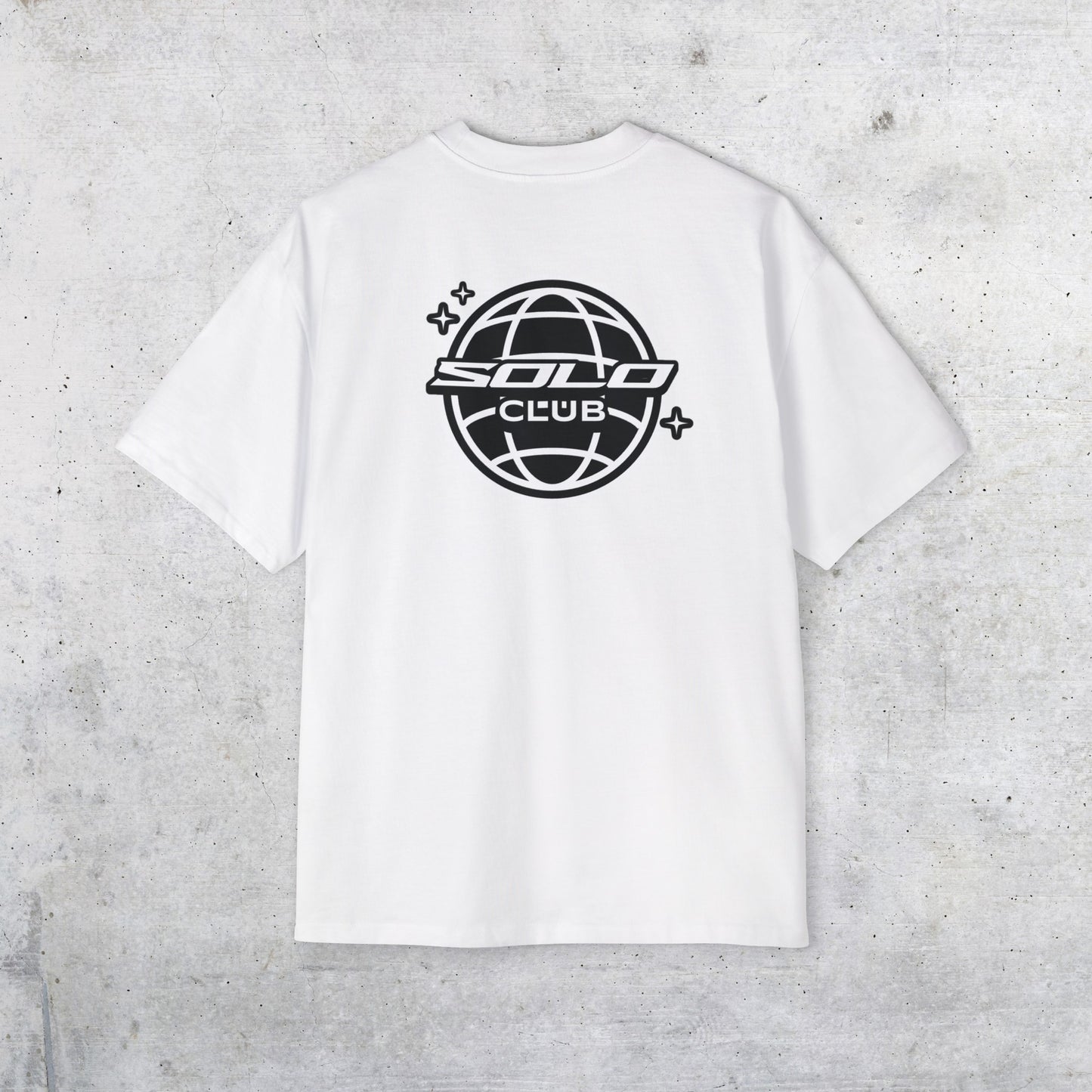 White Solo Club Streetwear Graphic tee 